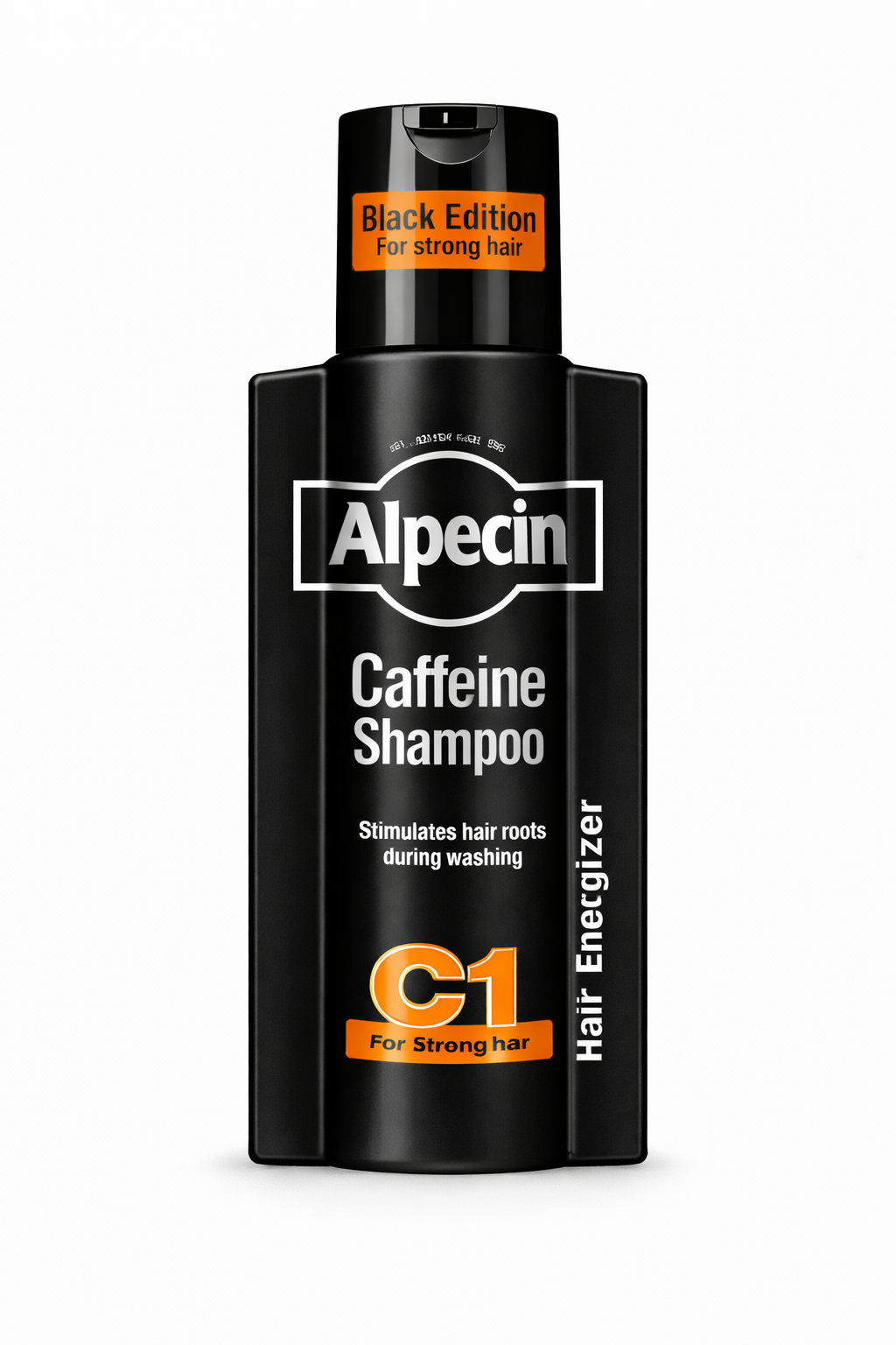 Alpecin C1 caffeine shampoo hair energizer black edition bottle