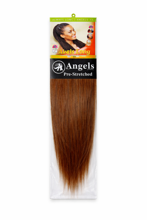Angels Avvis Long pre-stretched braiding hair synthetic hair extension for long braids and protective hairstyles color 27 golden blonde