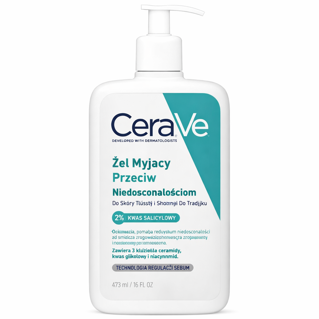 CeraVe acne control cleanser for blemish-prone skin 473ml pump bottle