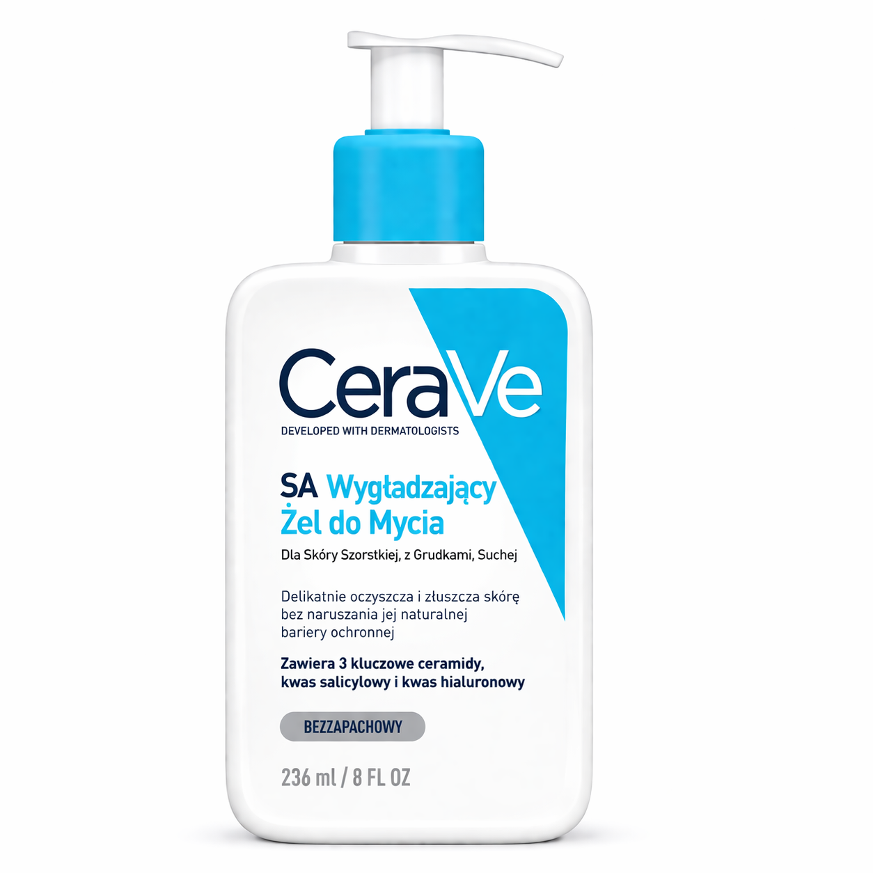 CeraVe SA smoothing cleanser for rough and bumpy skin 236ml pump bottle