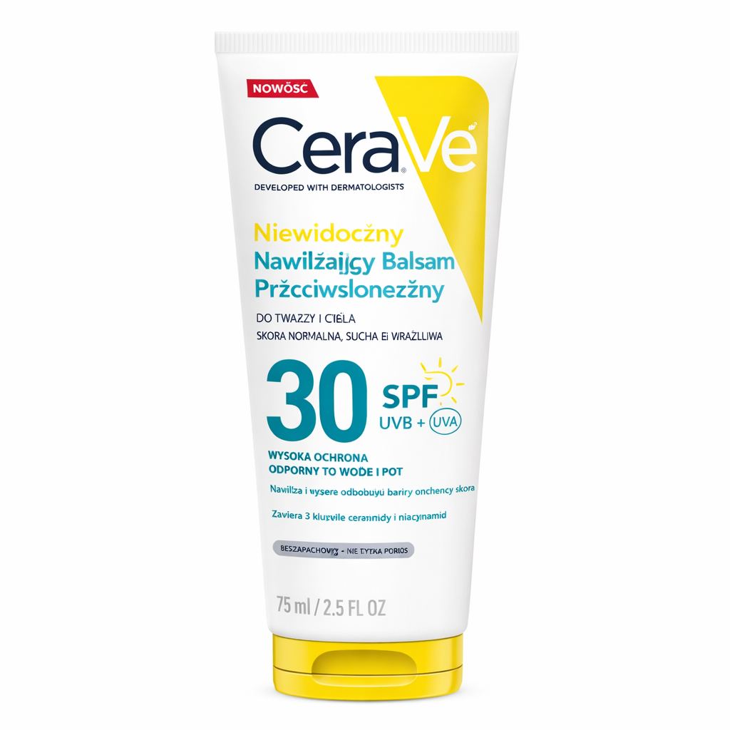 CeraVe SPF 30 moisturizing sunscreen for face and body 75ml tube