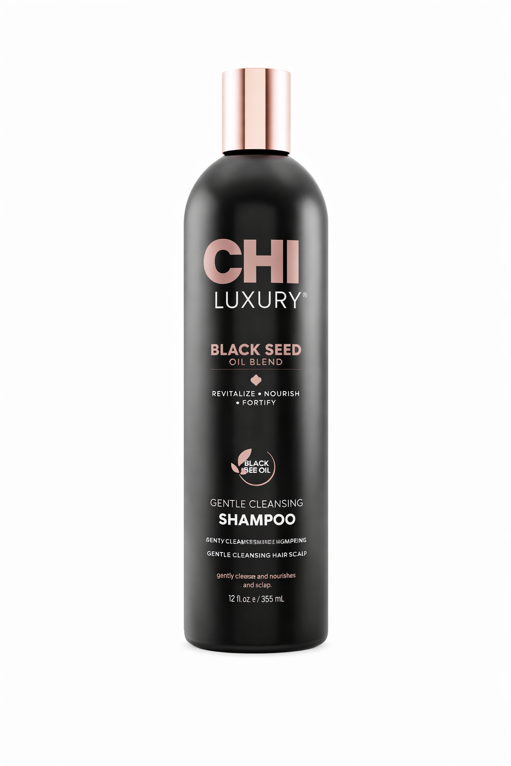 CHI Luxury Black Seed Oil gentle cleansing shampoo 355ml bottle