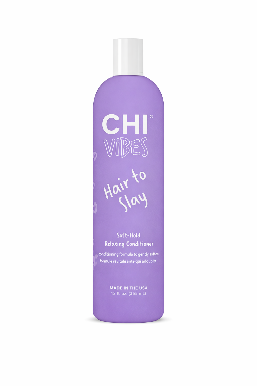 CHI Vibes soft hold relaxing conditioner 355ml purple bottle