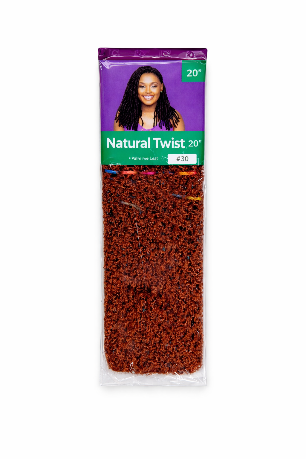 Darling Natural Twist 20 inch crochet braiding hair synthetic twist hair for protective hairstyles color 30 Medium reddish brown