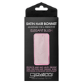 Giovanni satin hair bonnet elegant blush adjustable sleep cap for frizz protection and hair care front
