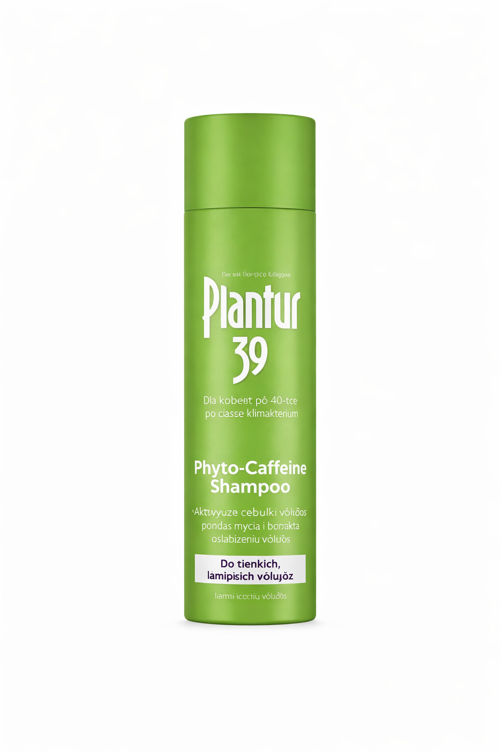Plantur 39 phyto-caffeine shampoo for fine and brittle hair green bottle