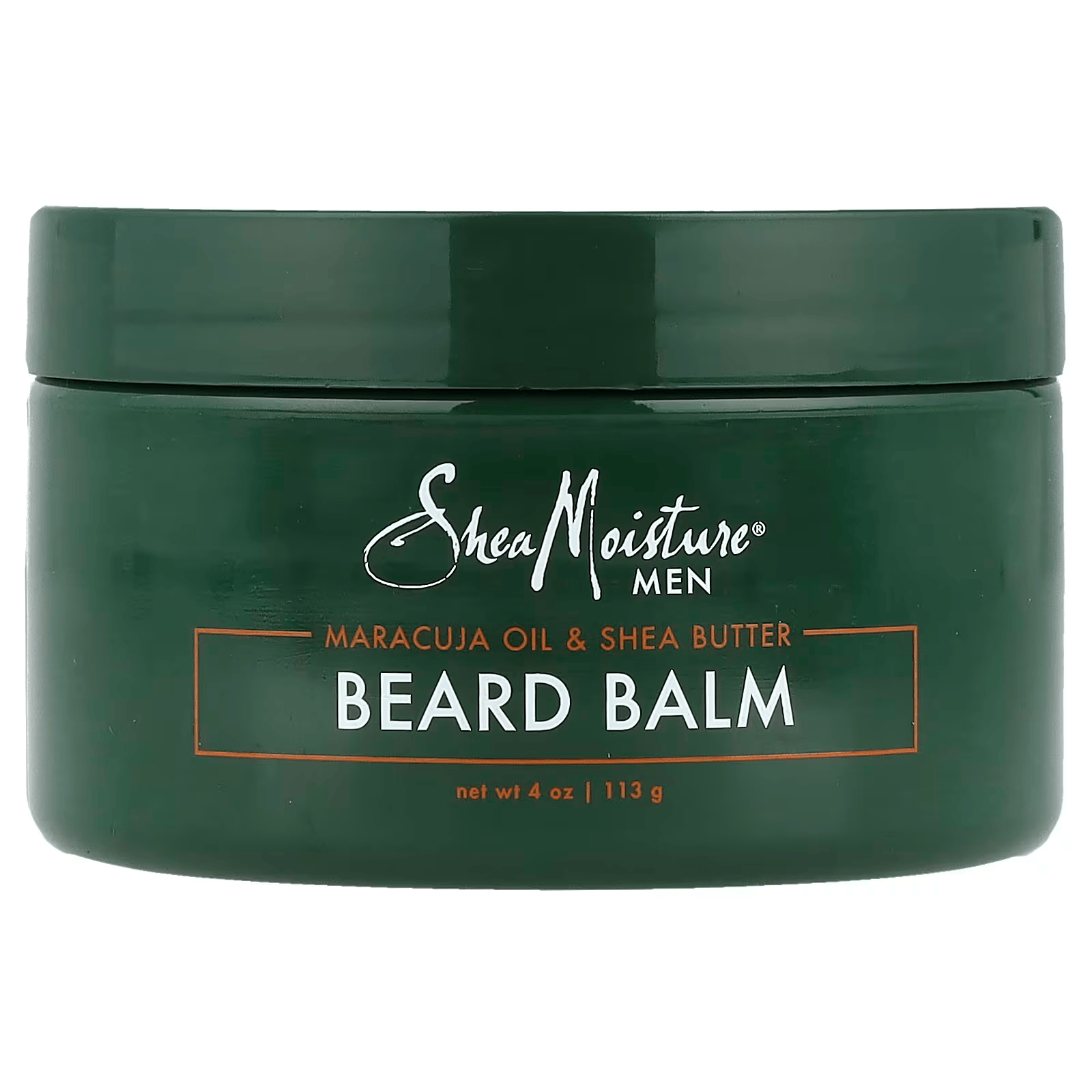 Shea Moisture Men beard balm with maracuja oil and shea butter for moisturizing and styling beard front